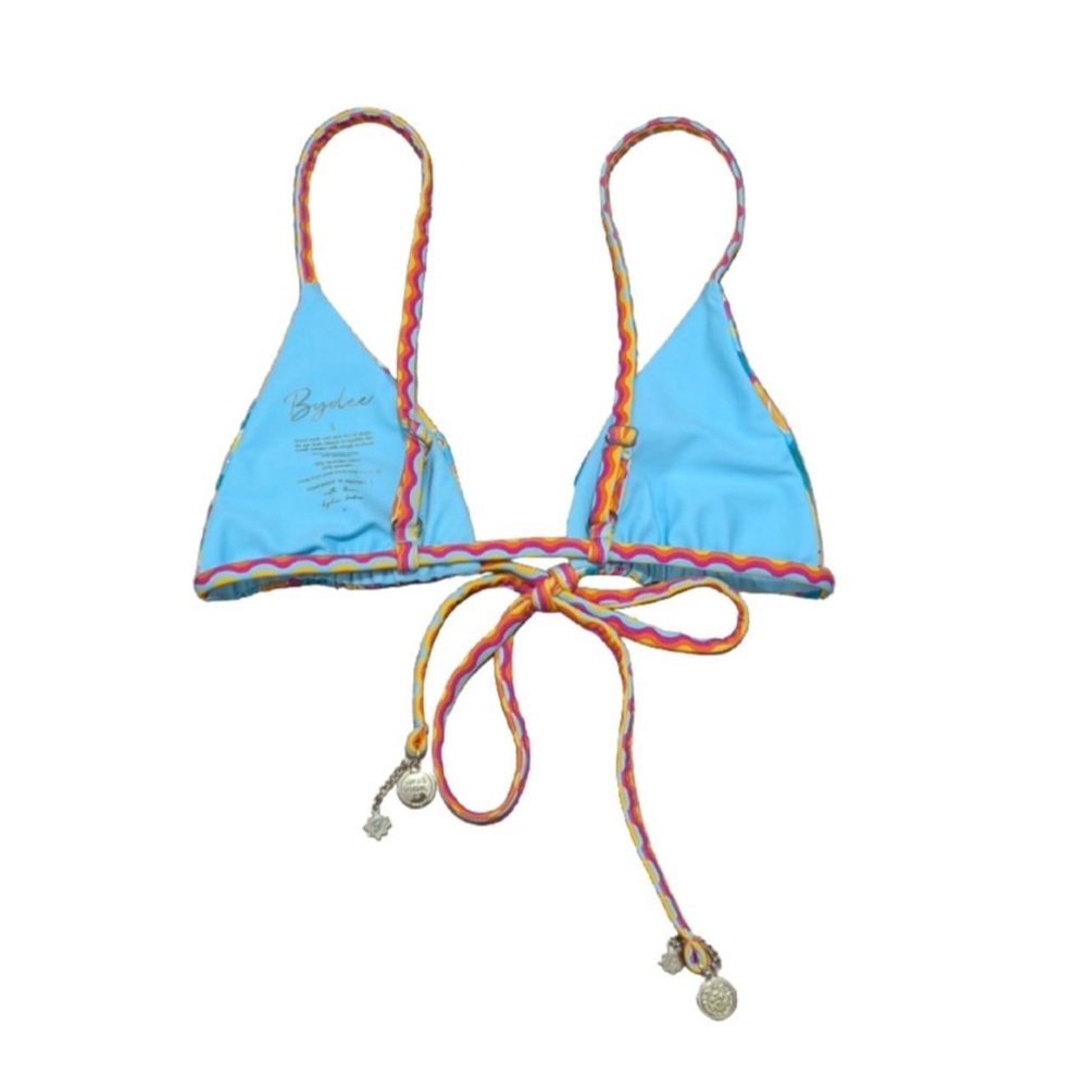 Floral Multicolor Bikini Top Only - image 5